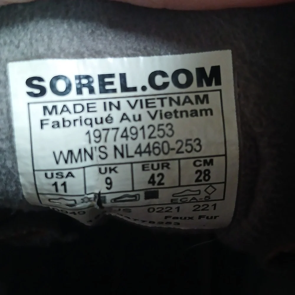 Sorel Explorer II Joan Felt Boots Tawny Buff Moonstone Women’s 11 - Picture 5 of 8